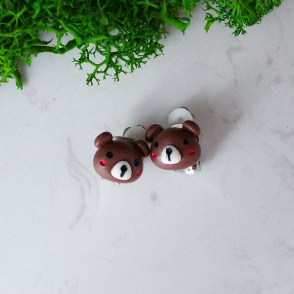 Clip on poly clay studs bundle - Picture 9 of 9